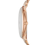 Buy Shop Fossil Jacqueline Rose Gold Dial Rose Gold Steel Strap Watch for Women - ES3435 USA Online