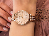 Buy Shop Fossil Jacqueline Rose Gold Dial Rose Gold Steel Strap Watch for Women - ES3546 USA Online