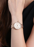 Buy Shop Fossil Jacqueline Rose Gold Dial Rose Gold Steel Strap Watch for Women - ES3546 USA Online