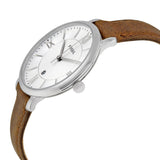 Buy Shop Fossil Jacqueline White Dial Brown Leather Strap Watch for Women - ES3708 USA Online