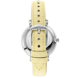 Buy Shop Fossil Jacqueline Three-Hand White Dial Yellow Leather Strap Watch for Women - ES4812 USA Online