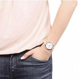 Buy Shop Fossil Jacqueline White Dial Beige Leather Strap Watch for Women - ES3793 USA Online