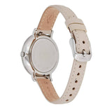 Buy Shop Fossil Jacqueline White Dial Beige Leather Strap Watch for Women - ES3793 USA Online