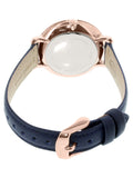Buy Shop Fossil Jacqueline White Dial Blue Leather Strap Watch for Women - ES3843 USA Online