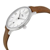 Buy Shop Fossil Jacqueline White Dial Brown Leather Strap Watch for Women - ES3708 USA Online