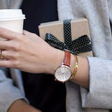 Buy Shop Fossil Jacqueline White Dial Brown Leather Strap Watch for Women - ES3842 USA Online