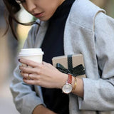 Buy Shop Fossil Jacqueline White Dial Brown Leather Strap Watch for Women - ES3842 USA Online