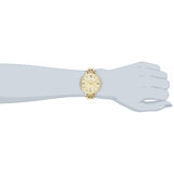 Buy Shop Fossil Jacqueline White Dial Gold Steel Strap Watch for Women - ES3434 USA Online