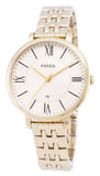 Buy Shop Fossil Jacqueline White Dial Gold Steel Strap Watch for Women - ES3434 USA Online