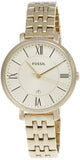 Buy Shop Fossil Jacqueline White Dial Gold Steel Strap Watch for Women - ES3434 USA Online