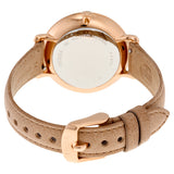 Buy Shop Fossil Jacqueline White Dial Brown Leather Strap Watch for Women - ES3487 USA Online