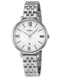 Buy Shop Fossil Jacqueline White Dial Silver Steel Strap Watch for Women - ES3433 USA Online
