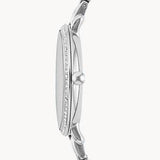 Buy Shop Fossil Jacqueline White Dial Silver Steel Strap Watch for Women - ES3545 USA Online