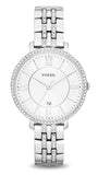 Buy Shop Fossil Jacqueline White Dial Silver Steel Strap Watch for Women - ES3545 USA Online