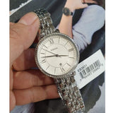 Buy Shop Fossil Jacqueline White Dial Silver Steel Strap Watch for Women - ES3631 USA Online