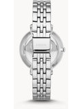 Buy Shop Fossil Jacqueline White Dial Silver Steel Strap Watch for Women - ES3631 USA Online