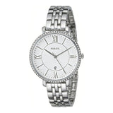 Buy Shop Fossil Jacqueline White Dial Silver Steel Strap Watch for Women - ES3631 USA Online