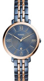 Buy Shop Fossil Jaqueline Grey Dial Two Tone Steel Strap Watch for Women - ES4321 USA Online