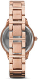 Buy Shop Fossil Jesse Crystal Rose Gold Dial Rose Gold Steel Strap Watch for Women - ES3020 USA Online