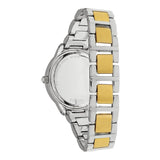 Buy Shop Fossil Jesse Crystals White Dial Two Tone Steel Strap Watch for Women - ES2409 USA Online