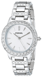 Buy Shop Fossil Jesse White Dial Silver Steel Strap Watch for Women - ES2362 USA Online