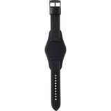 Buy Shop Fossil Nate Chronograph Black Dial Black Leather Strap Watch for Men - JR1510 USA Online