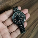 Buy Shop Fossil Jacqueline Black Dial Black Mesh Bracelet Watch for Women - ES3614 USA Online