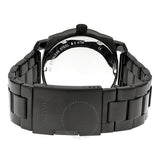 Buy Shop Fossil Machine Black Dial Black Steel Strap Watch for Men - FS4775 USA Online