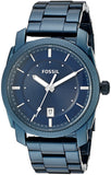 Buy Shop Fossil Machine Blue Dial Blue Steel Strap Watch for Men - FS5231 USA Online