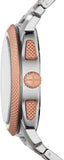 Buy Shop Fossil Machine Blue Dial Two Tone Steel Strap Watch for Men - FS5037 USA Online