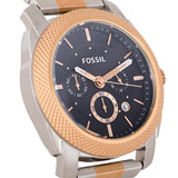 Buy Shop Fossil Machine Blue Dial Two Tone Steel Strap Watch for Men - FS5037 USA Online