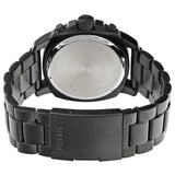 Buy Shop Fossil Machine Chronograph Black Dial Black Steel Strap Watch for Men - FS4927 USA Online