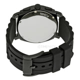 Buy Shop Fossil Machine Chronograph Black Dial Black Silicone Strap Watch for Men - FS4487 USA Online