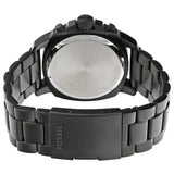 Buy Shop Fossil Machine Chronograph Black Dial Black Steel Strap Watch for Men - FS4927 USA Online