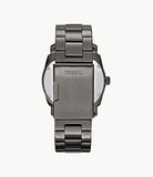 Buy Shop Fossil Machine Chronograph Black Dial Grey Steel Strap Watch for Men - FS4774 USA Online