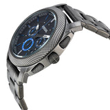 Buy Shop Fossil Machine Chronograph Brown Dial Grey Steel Strap Watch for Men - FS4931 USA Online