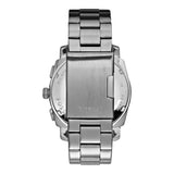 Buy Shop Fossil Machine Chronograph Black Dial Silver Steel Strap Watch for Men - FS4776 USA Online