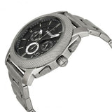 Buy Shop Fossil Machine Chronograph Black Dial Silver Steel Strap Watch for Men - FS4776 USA Online