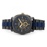 Buy Shop Fossil Machine Chronograph Black Dial Two Tone Steel Strap Watch for Men - FS5164 USA Online