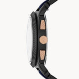 Buy Shop Fossil Machine Chronograph Black Dial Two Tone Steel Strap Watch for Men - FS5164 USA Online