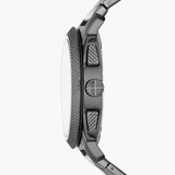 Buy Shop Fossil Machine Chronograph Brown Dial Grey Steel Strap Watch for Men - FS4931 USA Online