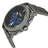 Buy Shop Fossil Machine Chronograph Brown Dial Grey Steel Strap Watch for Men - FS4931 USA Online