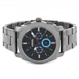 Buy Shop Fossil Machine Chronograph Brown Dial Grey Steel Strap Watch for Men - FS4931 USA Online