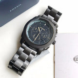 Buy Shop Fossil Machine Chronograph Grey Dial Grey Steel Strap Watch for Men - FS5172 USA Online