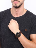 Buy Shop Fossil Machine Flight Chronograph Brown Dial Brown Leather Strap Watch for Men - FS4656 USA Online