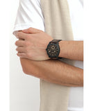 Buy Shop Fossil Machine Flight Chronograph Brown Dial Brown Leather Strap Watch for Men - FS4656 USA Online