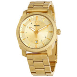 Buy Shop Fossil Machine Gold Dial Gold Steel Strap Watch for Men - FS5264 USA Online