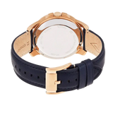 Buy Shop Fossil Grant Twist Multifunction Blue Dial Blue Leather Strap Watch for Men - ME1162 USA Online