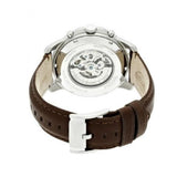 Buy Shop Fossil Grant Automatic White Dial Brown Leather Strap Watch for Men - ME3027 USA Online