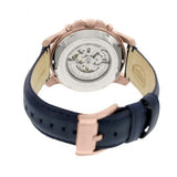 Buy Shop Fossil Grant Automatic Blue Dial Blue Leather Strap Watch for Men - ME3029 USA Online